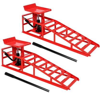 Auto Car Truck Service Ramps with Pedal - 5 Ton Hydraulic Lift