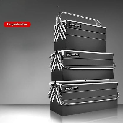 Durable Stainless Steel Tool Organizer Box Space Saving Design Portable Tool Box Organizer